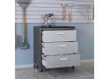 Heavy duty tools storage chest with 3 drawers with wheels - Mansfield